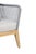Cypress Teak Wood Outdoor Arm Chair With Gray Rope Design For Sale - Image 12 of 12