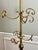 Gilt Wrought Iron 3-Tier Revolving Coat Stand Hat Rack, Koegl Style, Italy, 1950s For Sale - Image 9 of 12