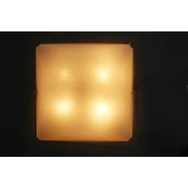 Mid-Century Space Age Modern Acrylic Glass Ceiling Lamp, 1970s, in Very Good conditions. Designed 1970 to 1979 Up to 250V...