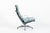Blue Eames Soft Pad Recliner for Herman Miller, Blue Gray Aluminum Group Lounge Chair For Sale - Image 8 of 17