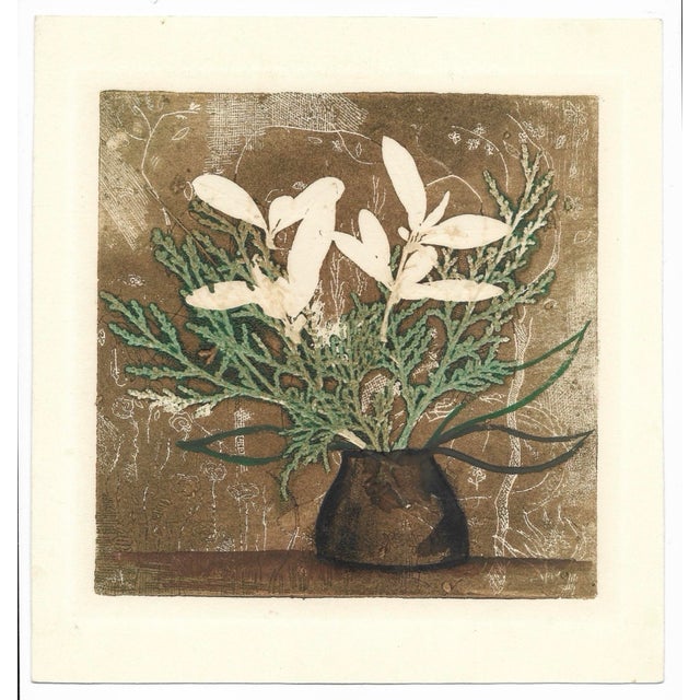 Traditional Lali Lomtadze Modern Still Life Mixed Media For Sale - Image 3 of 4
