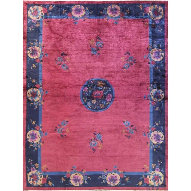 Antique Art Deco Chinese Rug 8'11" X 1'7" For Sale - Image 13 of 13