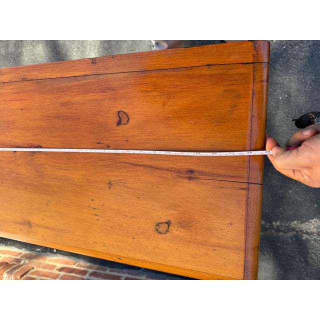 Antique Early American Rustic Style Dry Sink Blanket Chest For Sale - Image 12 of 16