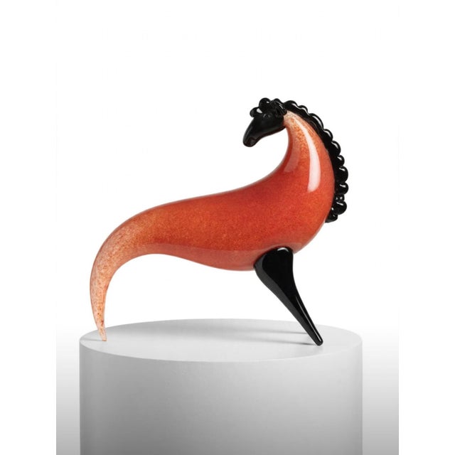 Hippocampus Horse Sculpture by Toni Zuccheri for Barovier & Toso, 1980 For Sale - Image 11 of 11