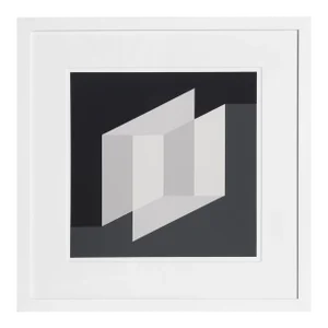 Josef Albers, Perceptual Ambiguity - P2, F26, I1 , Geometric Abstract Screenprint