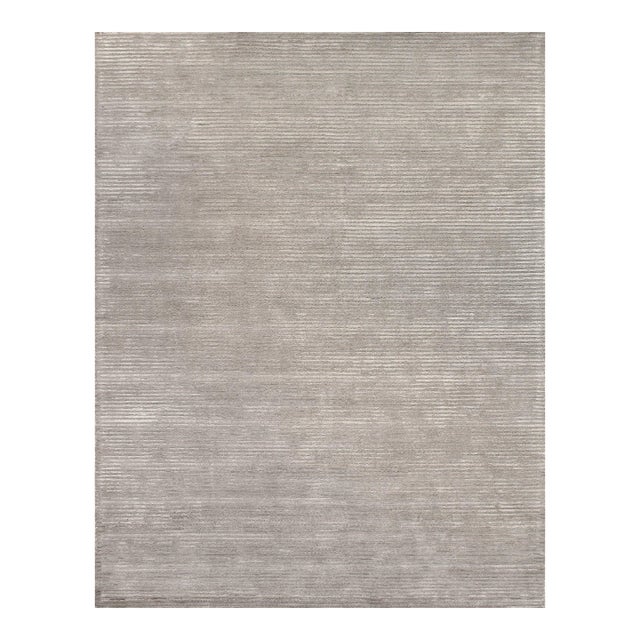 Pasargad Home Edgy Silver Area Rug, 12' 0'' X 15' 0'' For Sale