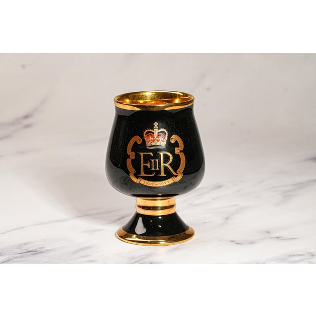 Celebrate a monumental moment in British history with this Prinknash Pottery ceramic goblet, specially crafted to...
