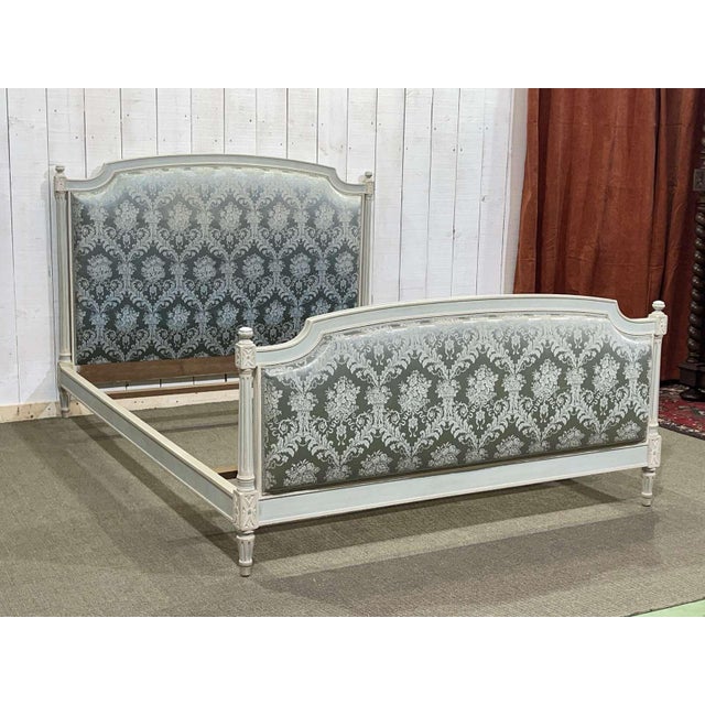 Louis XVI Bed in Beech For Sale - Image 6 of 12