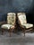 Vintage Coastal Rattan and Bronze Joint Dining Chairs For Sale - Image 10 of 10