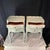 Antique French Painted 3 Drawer Louis XV Night Stands -a Pair For Sale - Image 4 of 13