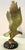 Vintage Cast Brass Eagle With Spanned Wings in Flight – Round Marble Base For Sale - Image 15 of 16