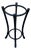 1900s Vienna Secession Black Lacquer Bent Oak Cloud Umbrella Stand by Gebrüder Thonet For Sale
