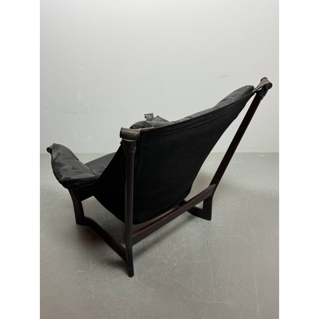 Mid-Century Trega Sling Lounge Chairs by Tormod Alnæs for Sørlie Møbler, Norway, 1970s For Sale - Image 10 of 17