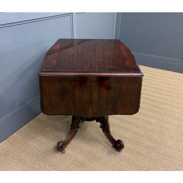 19th Century Rosewood Sofa Table For Sale - Image 11 of 18