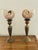 1940s Antque Pair Nautilus Sea Shells on 19 Th C Brass Stands For Sale - Image 5 of 7