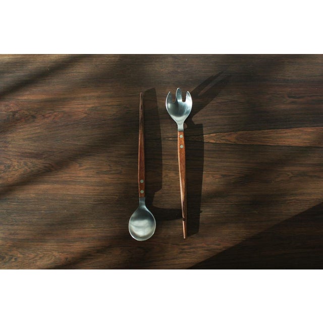 Mid-Century Modern Danish Spoons, 1960s, Set of 2 For Sale - Image 6 of 7