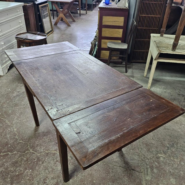 Small Antique Extendable Table, 1890s For Sale - Image 10 of 11