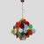 Metal Pulegoso and Sommerso Glass Disc Chandelier from Vistosi, 1980s For Sale - Image 7 of 13