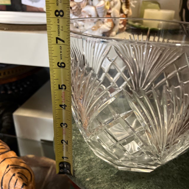 1970s Large 1970s Glass Serving Punch Bowl For Sale - Image 5 of 7
