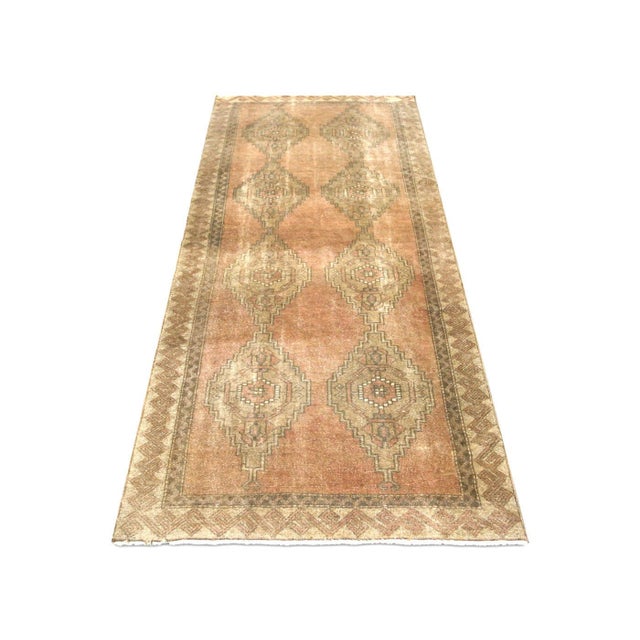 1960s 1960s Turkish Oushak Runner For Sale - Image 5 of 6
