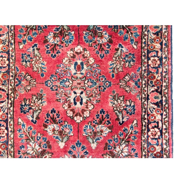 Textile Early 20th Century Persian Sarouk Rug For Sale - Image 7 of 15