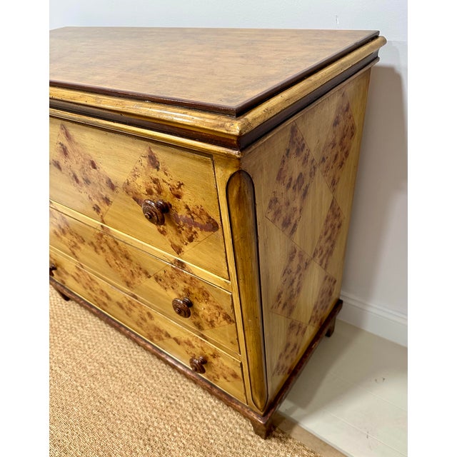 English Baker Furniture Milling Road Painted Chest With Concealed Interior Drawers For Sale - Image 3 of 11