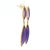 These elegant Italian drop earrings are handcrafted in 14 karat yellow gold and feature four beautifully matched...