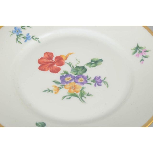 Porcelain Plates with Floral Motifs from Rosenthal, 1930s, Set of 12 For Sale - Image 3 of 5