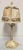 Art Nouveau 1920s Attributed to Miller Polychrome Slag Glass Boudoir Lamp For Sale - Image 3 of 10