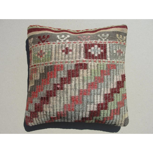 1980s Kilim Pillow Cover For Sale - Image 11 of 11
