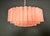 Large Pink Etched Murano Glass Tube Chandelier, 1990s For Sale - Image 14 of 18