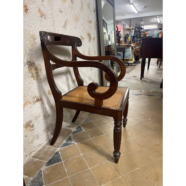 Anglo-Indian Neo-Classical Style Armchairs, 1890s, Set of 2 For Sale - Image 3 of 5