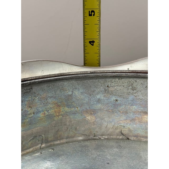 Antique Gorhan Silver Plated Centerpiece Flower Basket For Sale In New York - Image 6 of 12