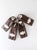 Mid-Century Modern Vintage 1950s Golf Club Head Covers Set of 4 Brown and Cream For Sale - Image 3 of 12
