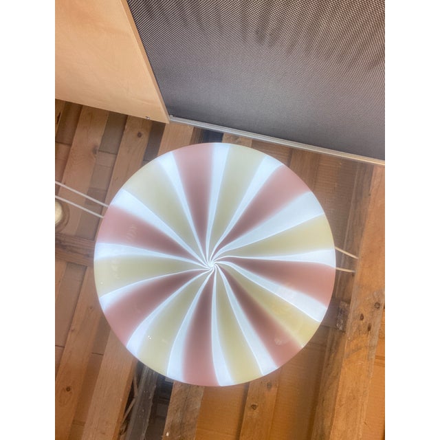 Murano Contemporary Murano Style Glass Multicolors Pendant Italian For Sale - Image 4 of 8