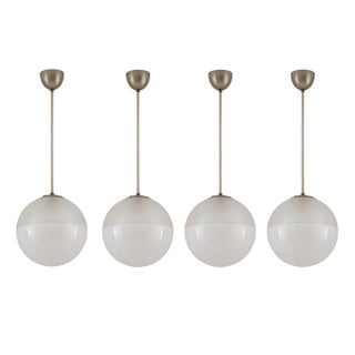 Modern Swedish Glass Pendants attributed to Böhlmarks, 1940s, Set of 4 For Sale
