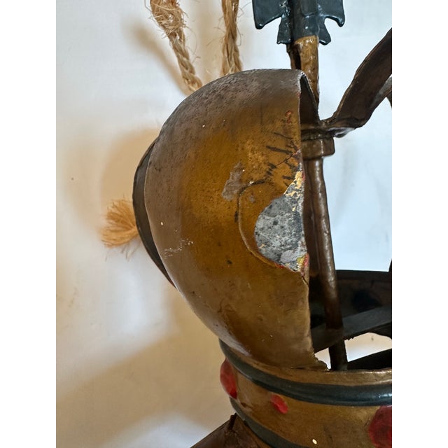 Antique Danish Hand Carved Pretzel Bakery Sign For Sale In Philadelphia - Image 6 of 14