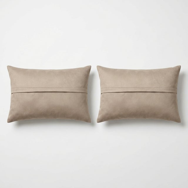 Anatolian Lumbar Kilim Pillow Cover 16'' X 24'' - Set of Two For Sale - Image 4 of 4