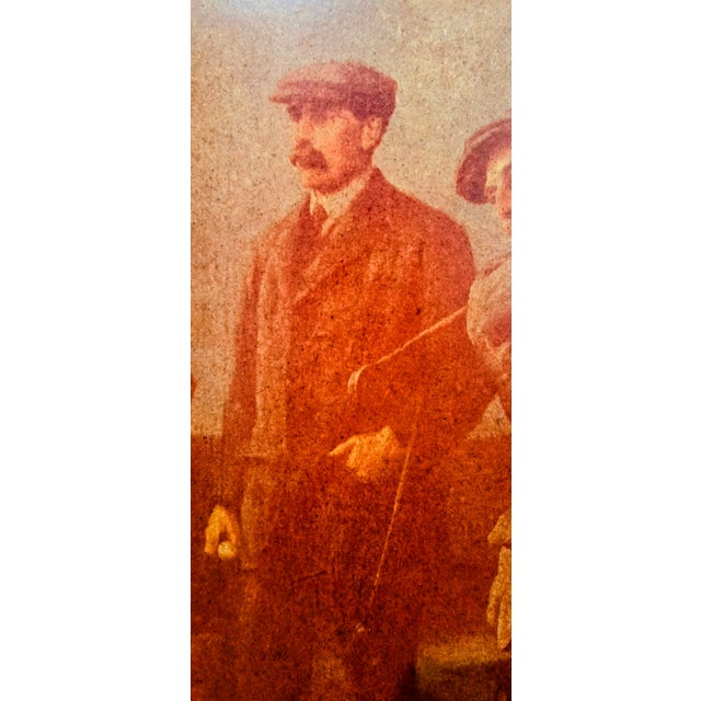 Traditional Edwardian Era "Great Triumvirate" Golf Print by Clement Flower (1912) – James Braid, Jh Taylor, Harry Vardon Reproduction For Sale - Image 3 of 7