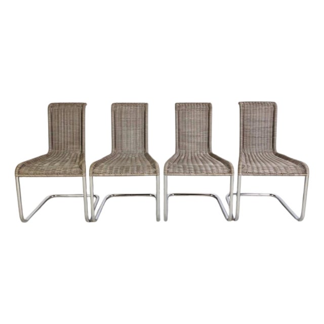 B20 Cantilever Chairs by Jean Prouve for Tecta, Set of 4 For Sale