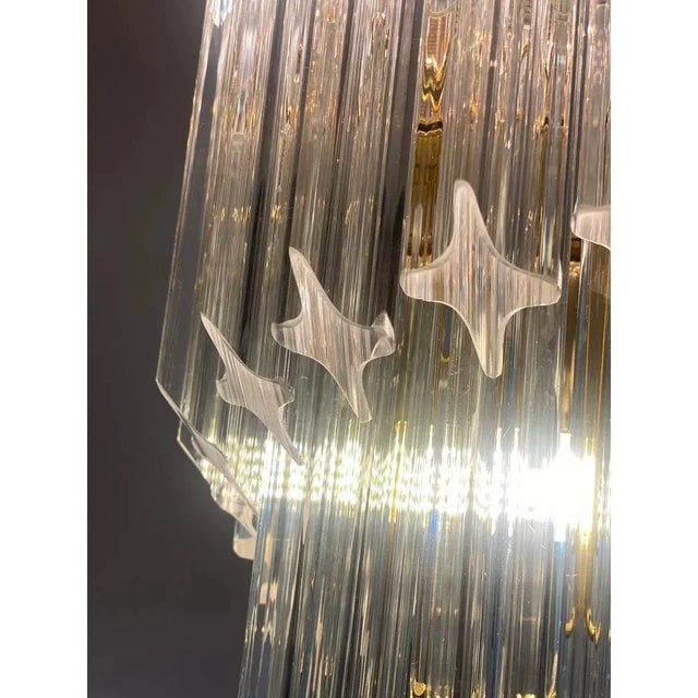Quadriedro Twister Chandelier in Murano Glass by Simoeng For Sale - Image 10 of 12