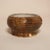 Late 20th Century Handmade Studio Pottery Low Bowl Wheel Thrown Rustic Stoneware With Brown Glaze and White For Sale - Image 4 of 12