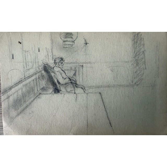 Heinrich Pforr, Father Pforr Kitchen Interior, Pencil on Paper For Sale - Image 11 of 13