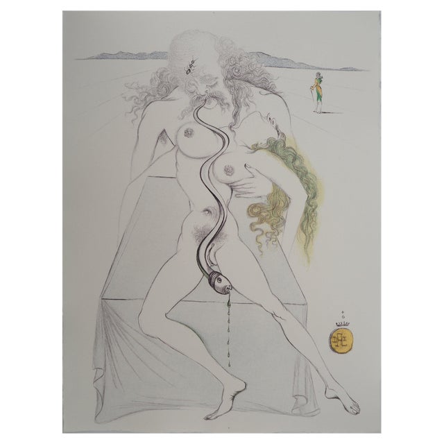 Salvador Dali, Casanova, Abandoned to Lust, Original Engraving For Sale