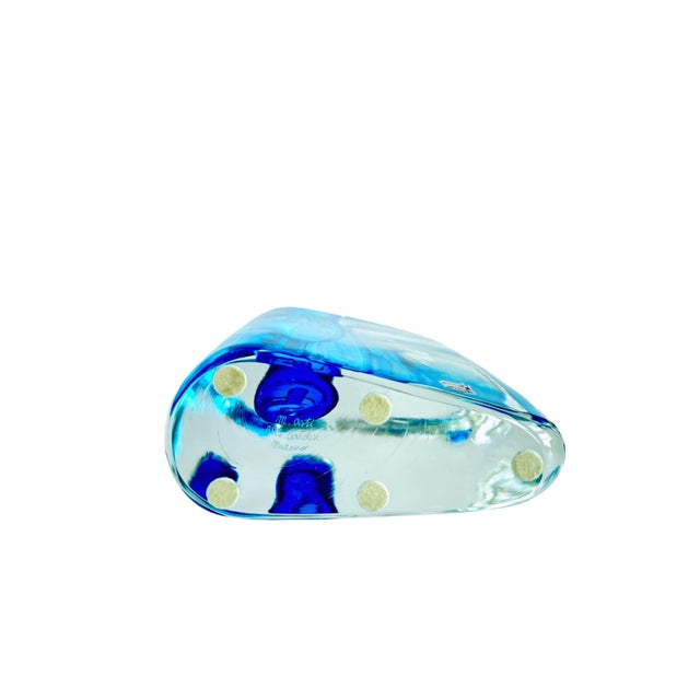 Vintage Murano Sommerso Vase Signed Maurizio Asti for Ars Cenedese For Sale In Chicago - Image 6 of 10