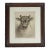 Antique Elizabeth Norton Young Bull Signed Etching For Sale