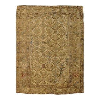 Galerie Shabab Collection Early 20th Century Caucasian Shirvan Throw Rug For Sale