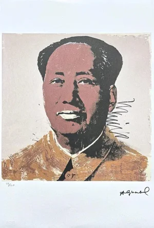 After Andy Warhol, Mao Zedong Brown, 1980s, Lithograph