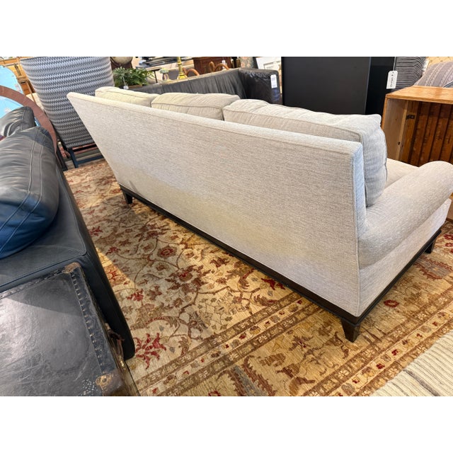 Bench Crafted Bespoke Twill Sofa, Heathered Taupe For Sale - Image 4 of 12