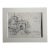 Antique 1920s Walter Church Drawing in 11x14 Mat - Ickleford, Hertfordshire For Sale